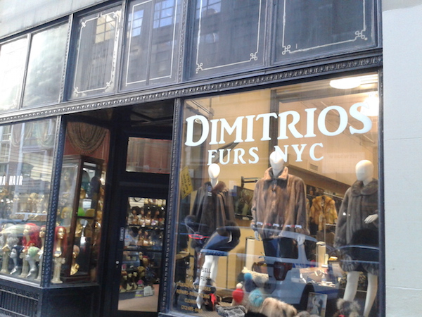 Dimitrios Furs NYC, LLC has been a family-owned business since 1937. Photo by Scott Stiffler.
