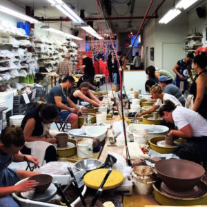 La Mano Pottery, at 110 W. 26th St., has a sister space in Hell’s Kitchen (Mud Matters, at 654 10th Ave.). Photo courtesy La Mano Pottery.